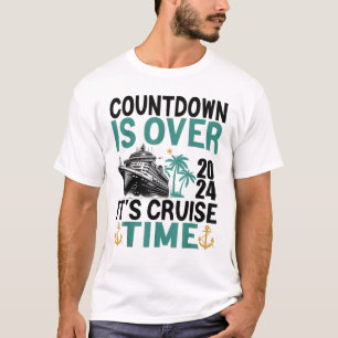 Camiseta La cuenta regresiva retro de Vintage terminó en su