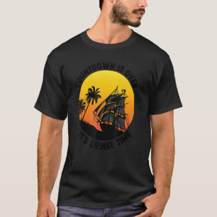 Camiseta La cuenta regresiva terminó en tiempo de crucero
