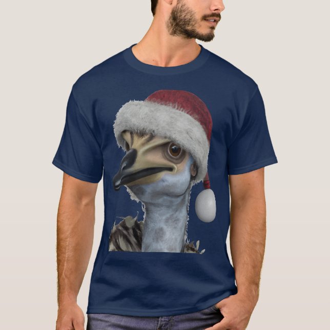 Camiseta La Cuidada Uem Australiana Con Un Festividad Gorra (Anverso)