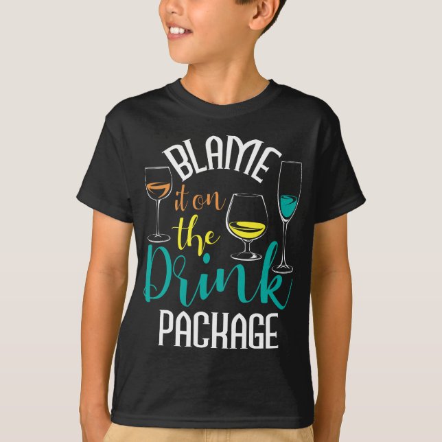 Camiseta La Culpa En El Paquete De Bebidas Cruizando Lover  (Anverso)