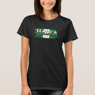 Camiseta La cultura hausa nigeriana vintage gran angustiado