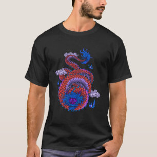 Camiseta La cultura japonesa china dragó la mitología asiát