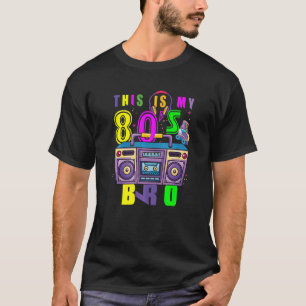 Camiseta La cultura retro de la moda de los años 80: Disco