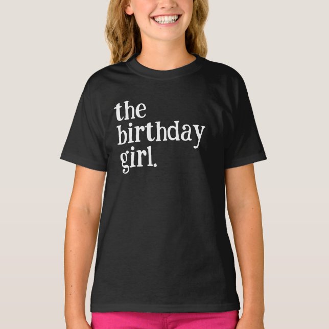 Camiseta La Cumpleañera (Anverso)