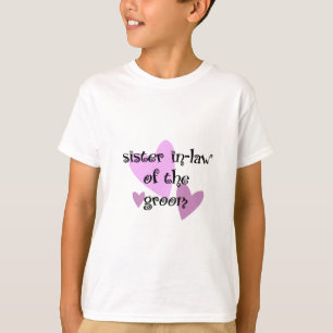 Camiseta La cuñada de la hermana del Groom