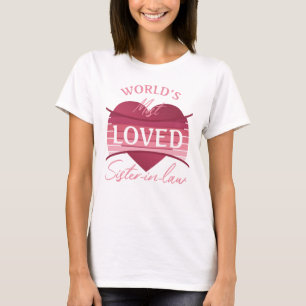 Camiseta La cuñada más querida del mundo