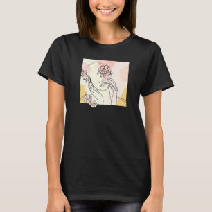 Camiseta La curación no es lineal para la línea de salud me