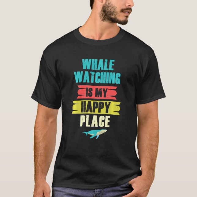 Camiseta La curiosa observación de ballenas de la biología  (Anverso)