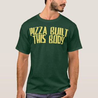 Camiseta La curiosa pizza sarcástica del Chiste construyó e