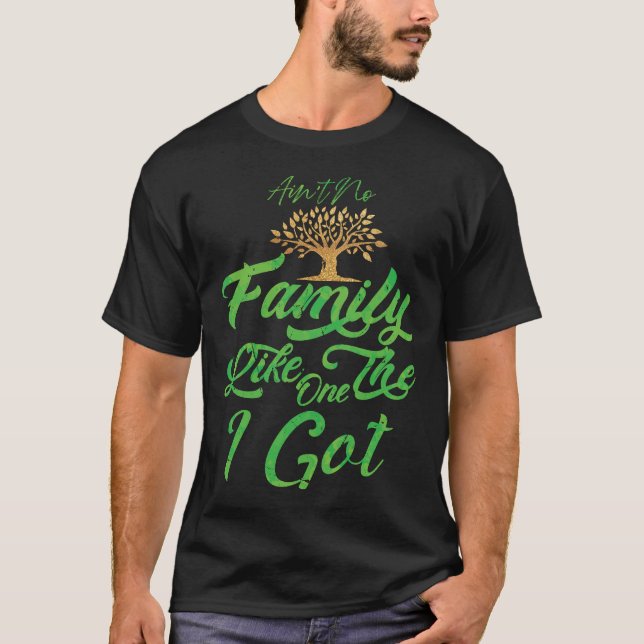 Camiseta La curiosa unión familiar no es como una familia (Anverso)