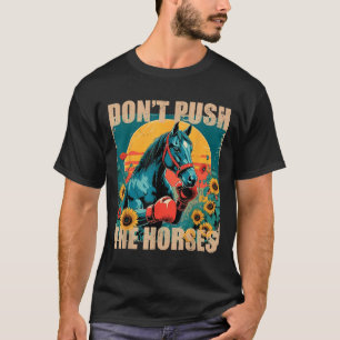 Camiseta La curiosidad retro no impulsa la cita del meme de