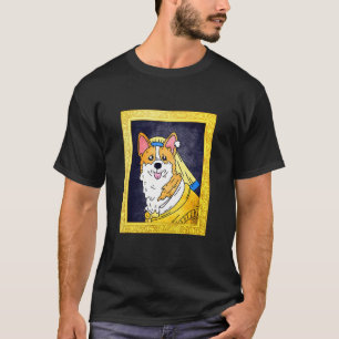 Camiseta La dama con pendientes de perla Pintura como un Co