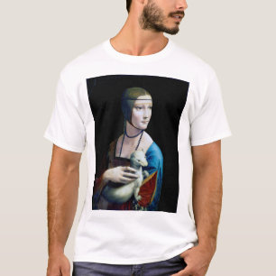 Camiseta La Dama con un Ermio, Leonardo da Vinci