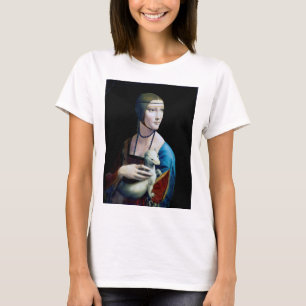 Camiseta La Dama con un Ermio, Leonardo da Vinci