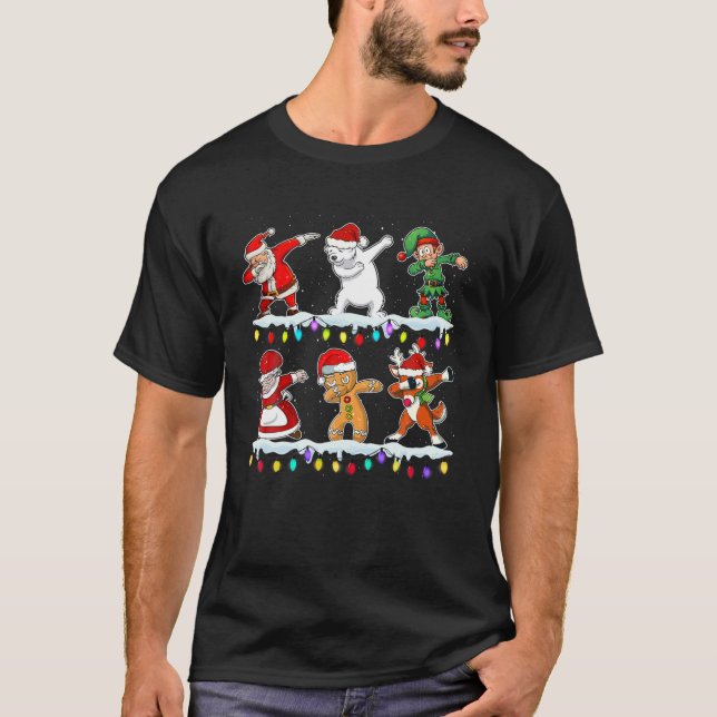 Camiseta La dama de crochet favorita de Santa María Navidad (Anverso)