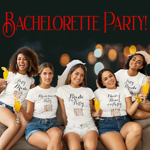 Camiseta La dama de honor de la Fiesta Bachelorette
