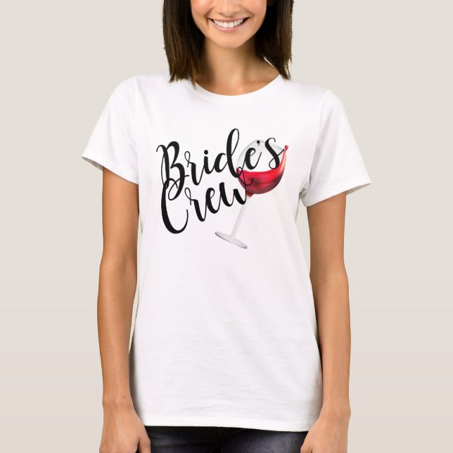 Camiseta La dama de honor de la novia (Anverso)