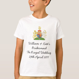 Camiseta La dama de honor de William & Kate