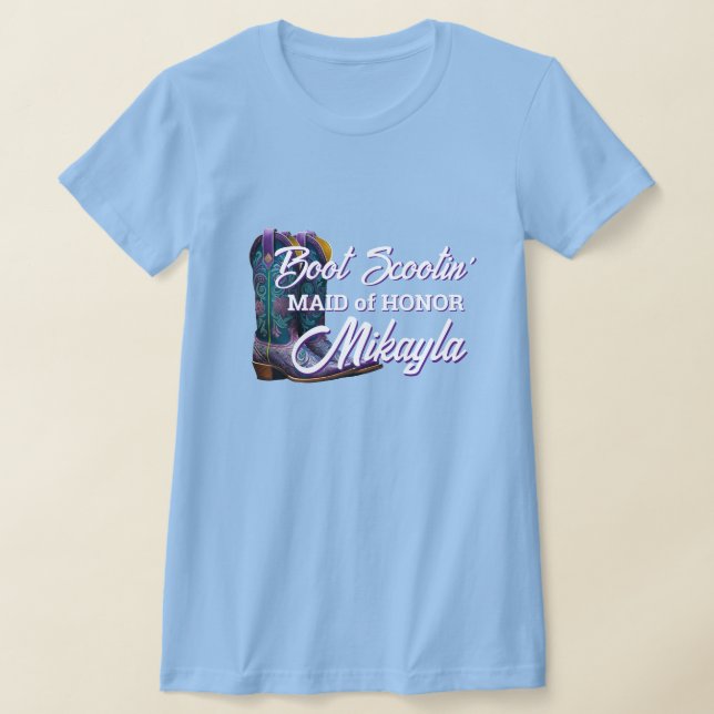 Camiseta La dama de honor Fancy Cowboy Boots (Distribución)