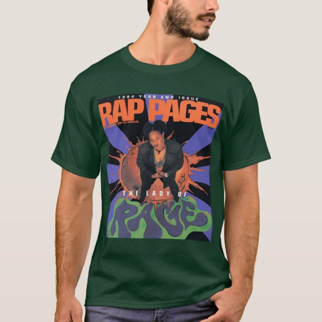 Camiseta La Dama De La Ira Chico retro (Anverso)