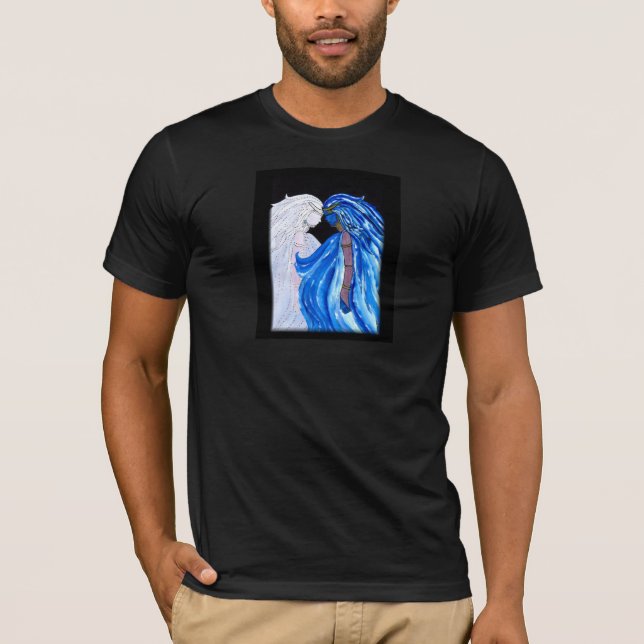 Camiseta La dama de la llama azul (Anverso)