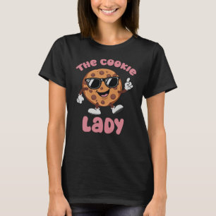 Camiseta La dama de las galletas, graciosa amante de las ga