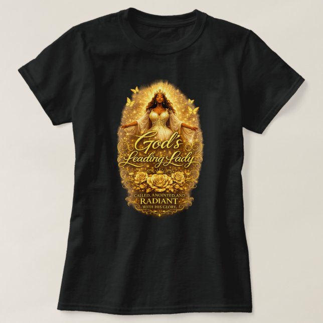 Camiseta La Dama Líder de Dios (Diseño del anverso)