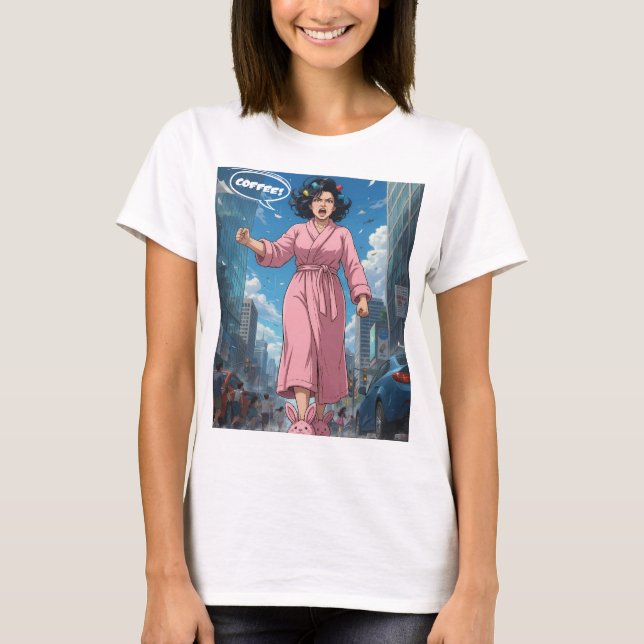 Camiseta La dama quiere café (Anverso)