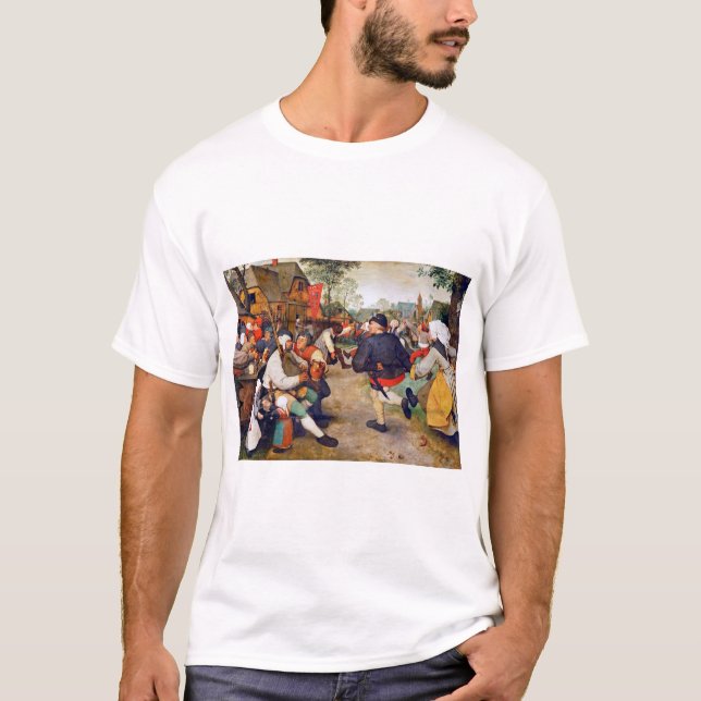 Camiseta La danza campesina, Pieter Bruegel (Anverso)