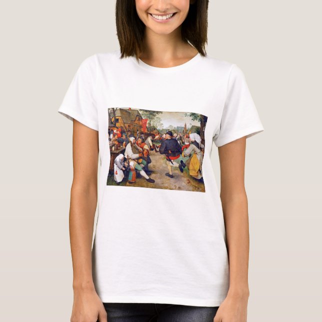 Camiseta La danza campesina, Pieter Bruegel (Anverso)