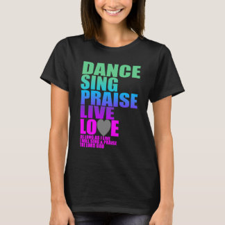 CAMISETA LA DANZA CANTA A ALABANZA AMOR VIVO