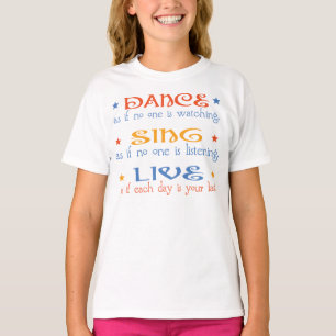 Camiseta La danza canta vivo