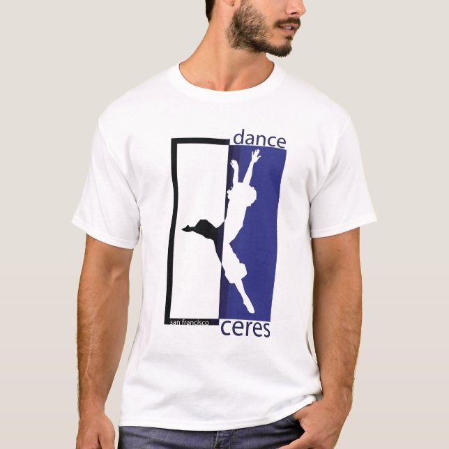 Camiseta la danza ceres Jete magnífico reverso azul (Anverso)