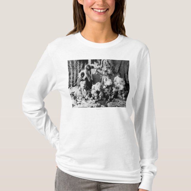 Camiseta La "danza del lobo" del Kaviagamutes (Anverso)