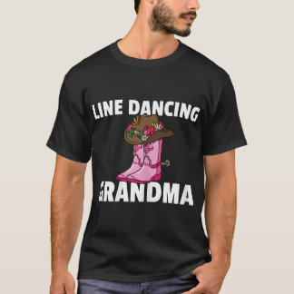 Camiseta La danza en línea de las mujeres Abuela Regalo de