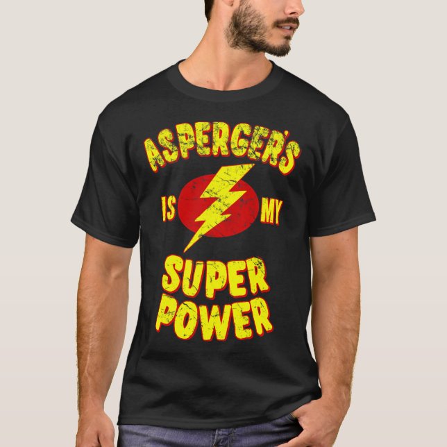 Camiseta La de Asperger es mi superpotencia (Anverso)