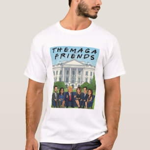 Camiseta La de los amigos MAGA divertida sátira política
