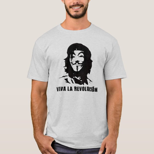 Camiseta La de Viva anónimo (Anverso)