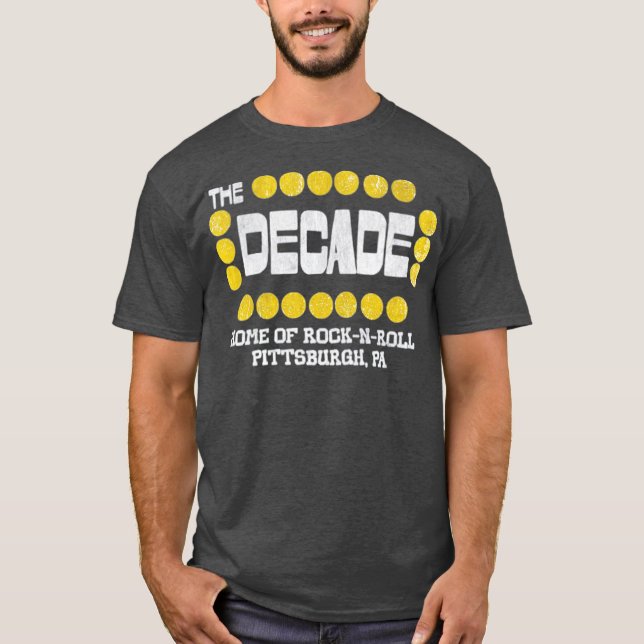 Camiseta La Década - Pittsburgh (Anverso)