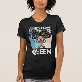 Camiseta La decimoctava reina Melanin Sista Chica negro