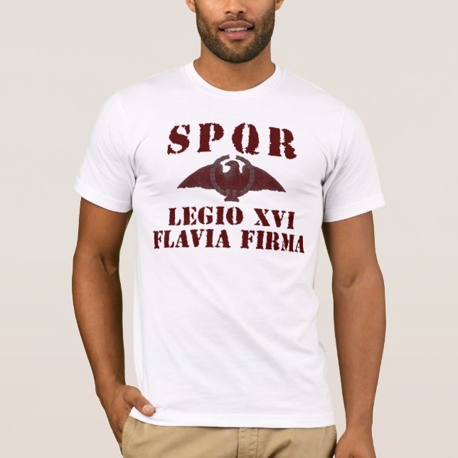 Camiseta La décimosexto legión de 16 Vespasian - Eagle (Anverso)