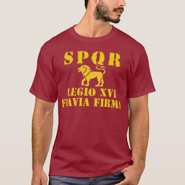 Camiseta La décimosexto legión de 16 Vespasian - león (Anverso)