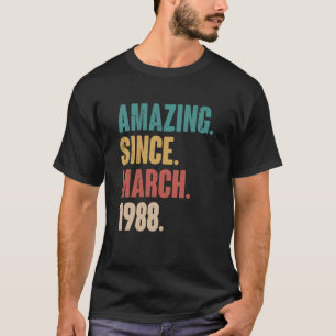 Camiseta La decoración del cumpleaños 35 es asombrosa desde