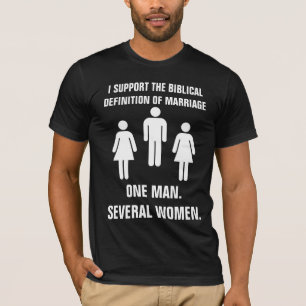 Camiseta La definición bíblica de la boda