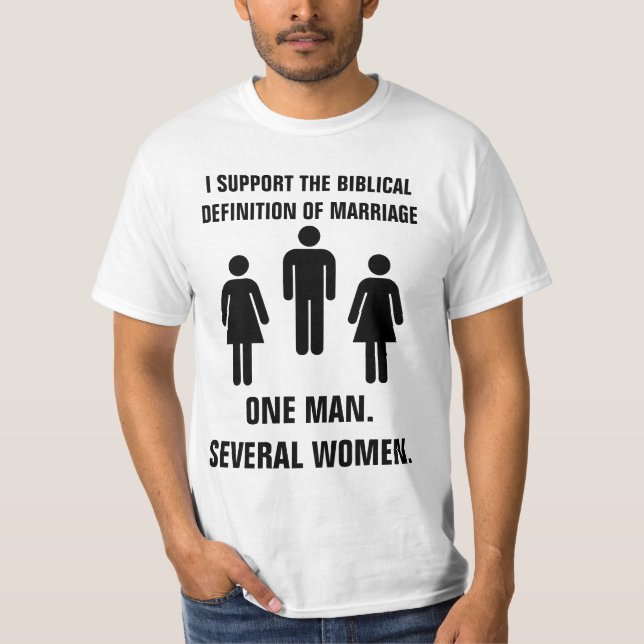 Camiseta La definición bíblica de la boda (Anverso)