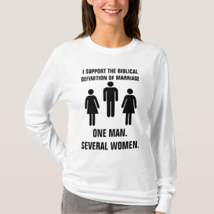 Camiseta La definición bíblica de la boda