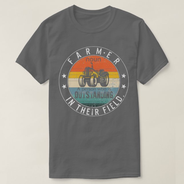 Camiseta La definición de agricultor de definición nueva es (Diseño del anverso)