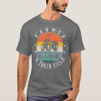 Camiseta La definición de agricultor de definición nueva es
