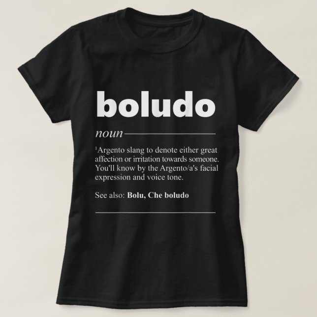 Camiseta La definición de Bolu es un regalo gracioso para l (Diseño del anverso)