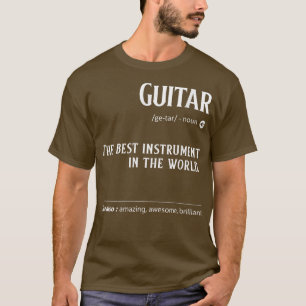 Camiseta La Definición De Guitarra Es El Mejor Instrumento 